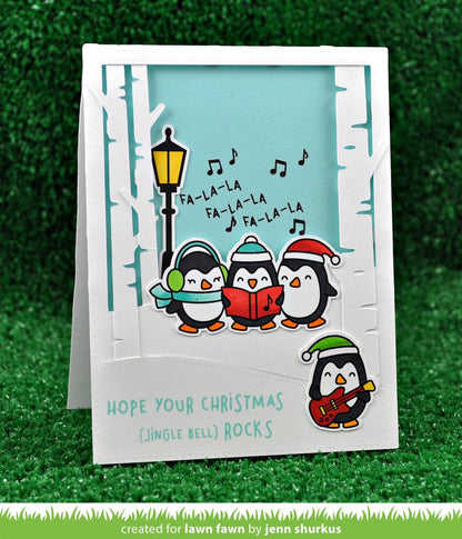 Lawn Fawn - Here We Go A-Waddling - Clear Stamps 4x6