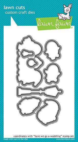 Lawn Fawn - Here We Go A-Waddling - Stanze