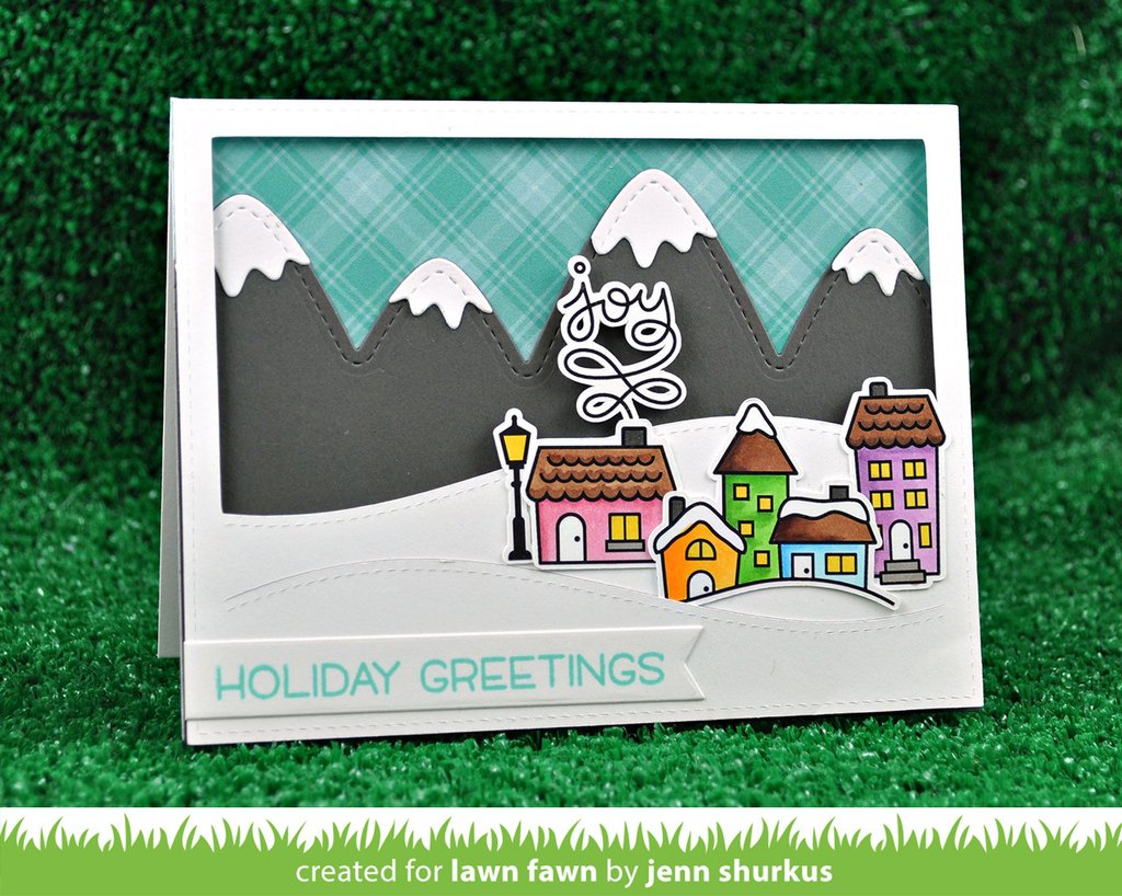 Lawn Fawn - Winter Village - Clear Stamps 4x6
