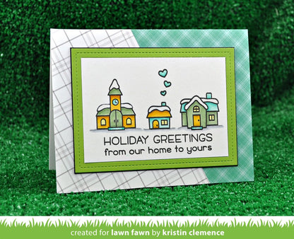 Lawn Fawn - Winter Village - Clear Stamps 4x6