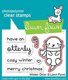 Lawn Fawn - Winter Otter - Stanze