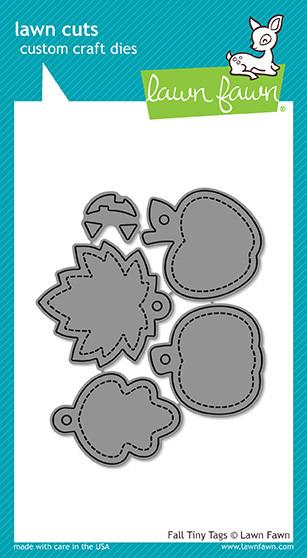 Lawn Fawn - Fall Tiny Tags - Stanze