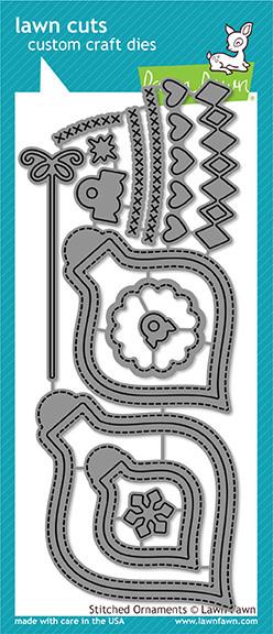 Lawn Fawn - Stitched Ornaments - Stanze