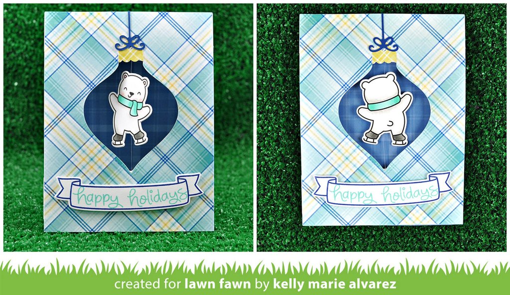 Lawn Fawn - Stitched Ornaments - Stanze