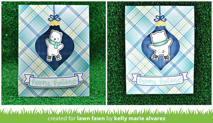 Lawn Fawn - Stitched Ornaments - Stanze