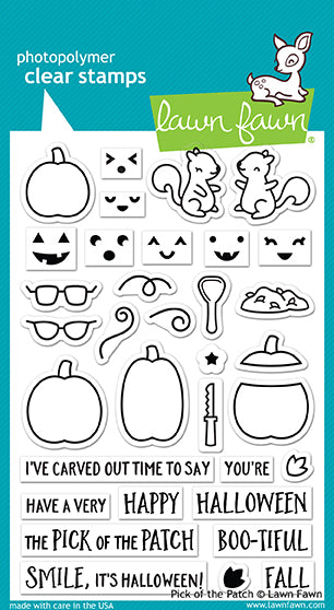 Lawn Fawn - Pick o the patch - Clear Stamps 4x6