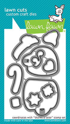 Lawn Fawn - Thanks A Latte - Stanzen