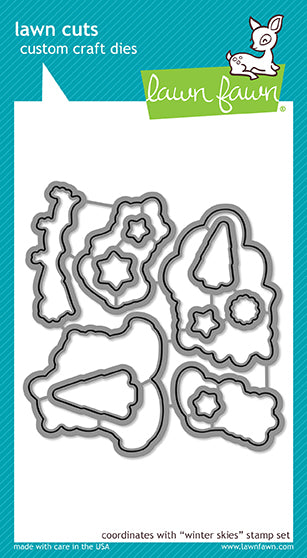 Lawn Fawn - Winter Skies - Stanzen