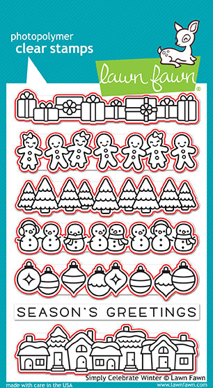 Lawn Fawn - Simply Celebrate Winter - Stanzen