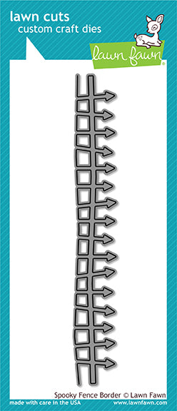 Lawn Fawn - Spooky Fence - Stanze