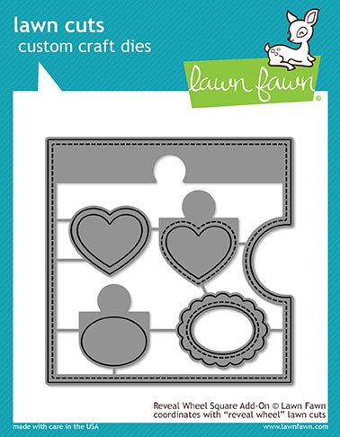 Lawn Fawn - Reveal Wheel Square Add-On - Stanze