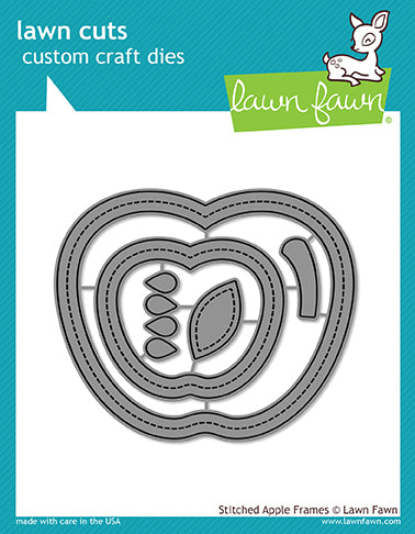 Lawn Fawn - Stitched Apple Frames - Stanzen