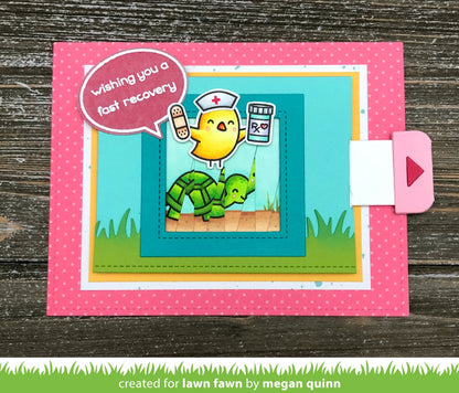 Lawn Fawn - Get Well Before 'n Afters - Clear Stamp 4x6