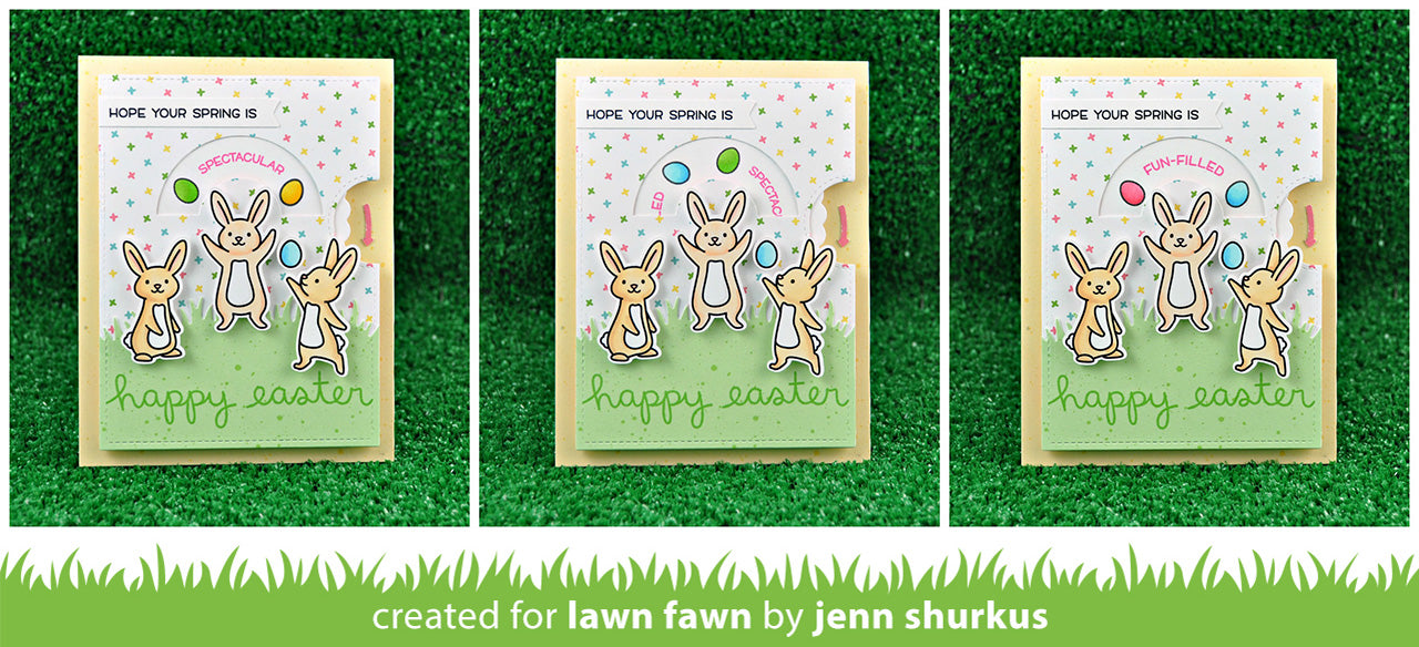 Lawn Fawn - Reveal Wheel Semicircle Add-On - Stanze