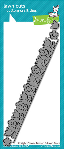 Lawn Fawn - Straight Flower Border - Stanze
