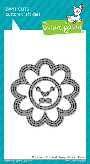 Lawn Fawn - Outside In Stitched Flower - Stanze