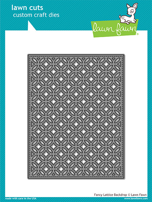 Lawn Fawn - Fancy Lattice Backdrop - Stanze