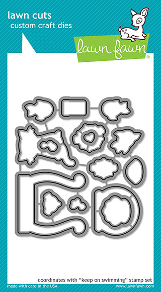 Lawn Fawn - Keep On Swimming - Stanze