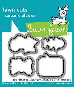 Lawn Fawn - Say What? Pets - Stanzen