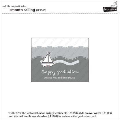 Lawn Fawn - Smooth Sailing - Clear Stamp 4x6