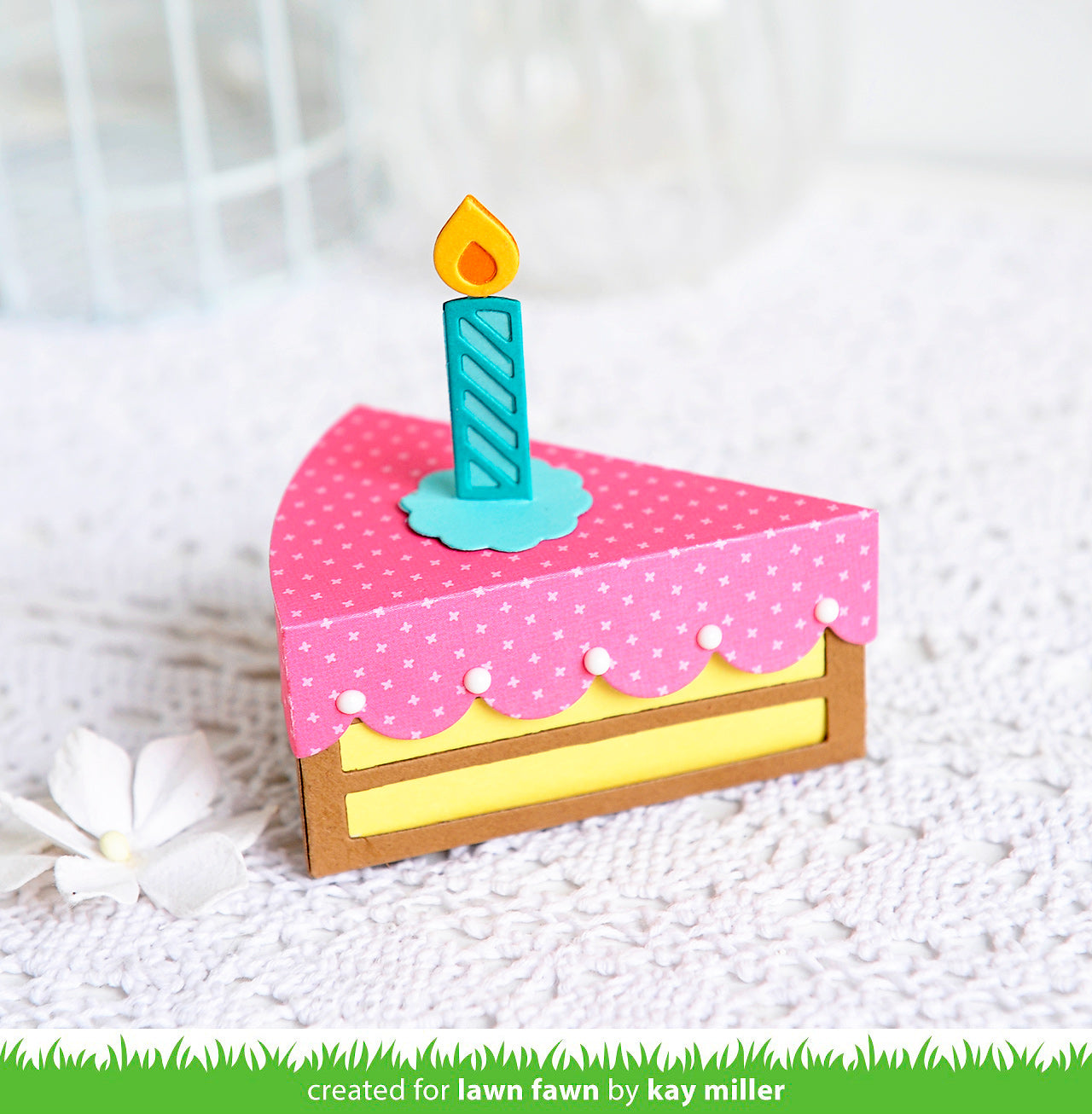 Lawn Fawn - Cake Slice Box - Stanze