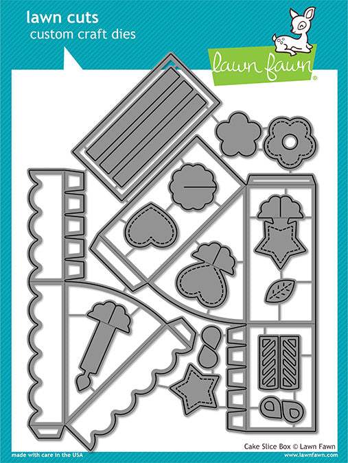 Lawn Fawn - Cake Slice Box - Stanze