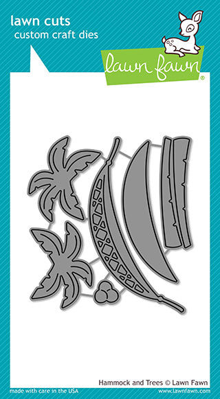 Lawn Fawn - Hammock and Trees - Stanze