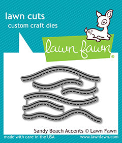 Lawn Fawn - Sandy Beach Accents - Stanze