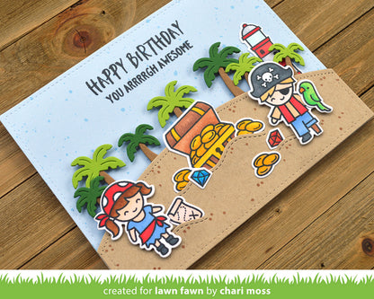 Lawn Fawn - Palm Tree Boder - Stanze