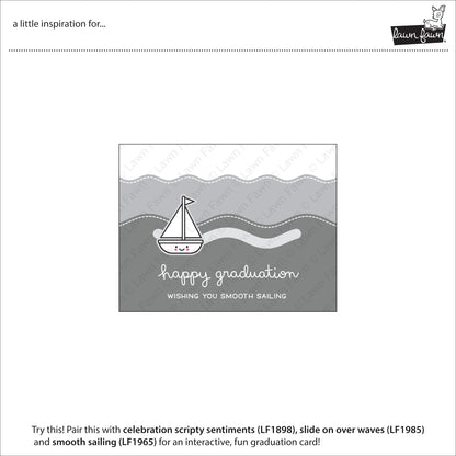 Lawn Fawn - Stitched Simple Wavy Borders - Stanze