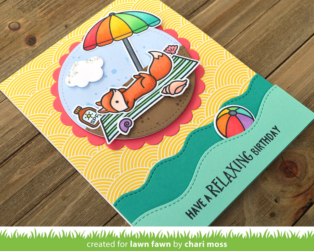 Lawn Fawn - Stitched Simple Wavy Borders - Stanze