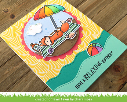 Lawn Fawn - Stitched Simple Wavy Borders - Stanze