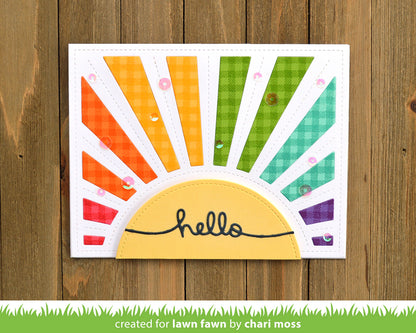 Lawn Fawn - Sunrise Backdrop - Stanze