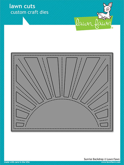 Lawn Fawn - Sunrise Backdrop - Stanze
