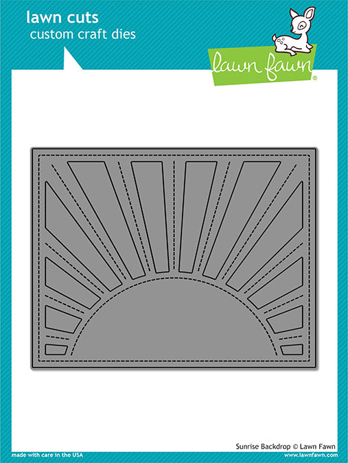 Lawn Fawn - Sunrise Backdrop - Stanze