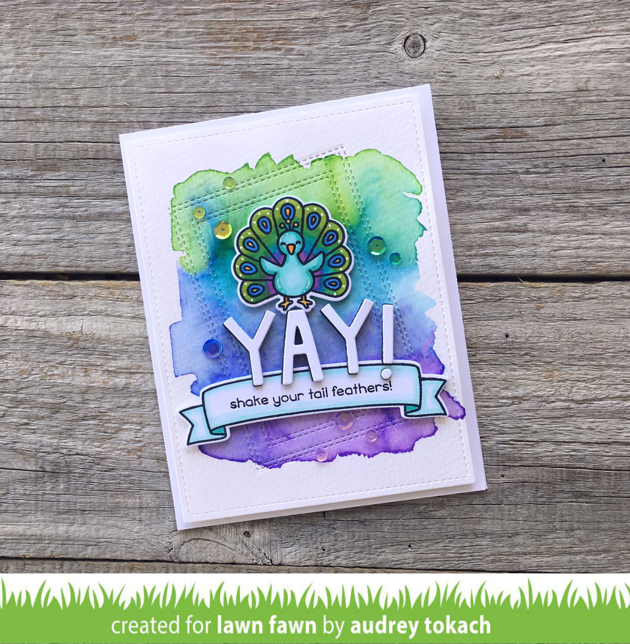 Lawn Fawn - Just Stitching Double Rectangles - Stanze