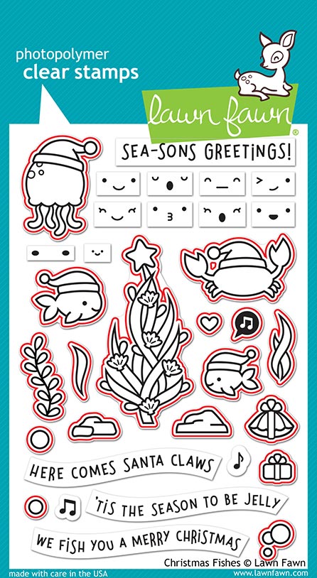 christmas fishes lawn cuts