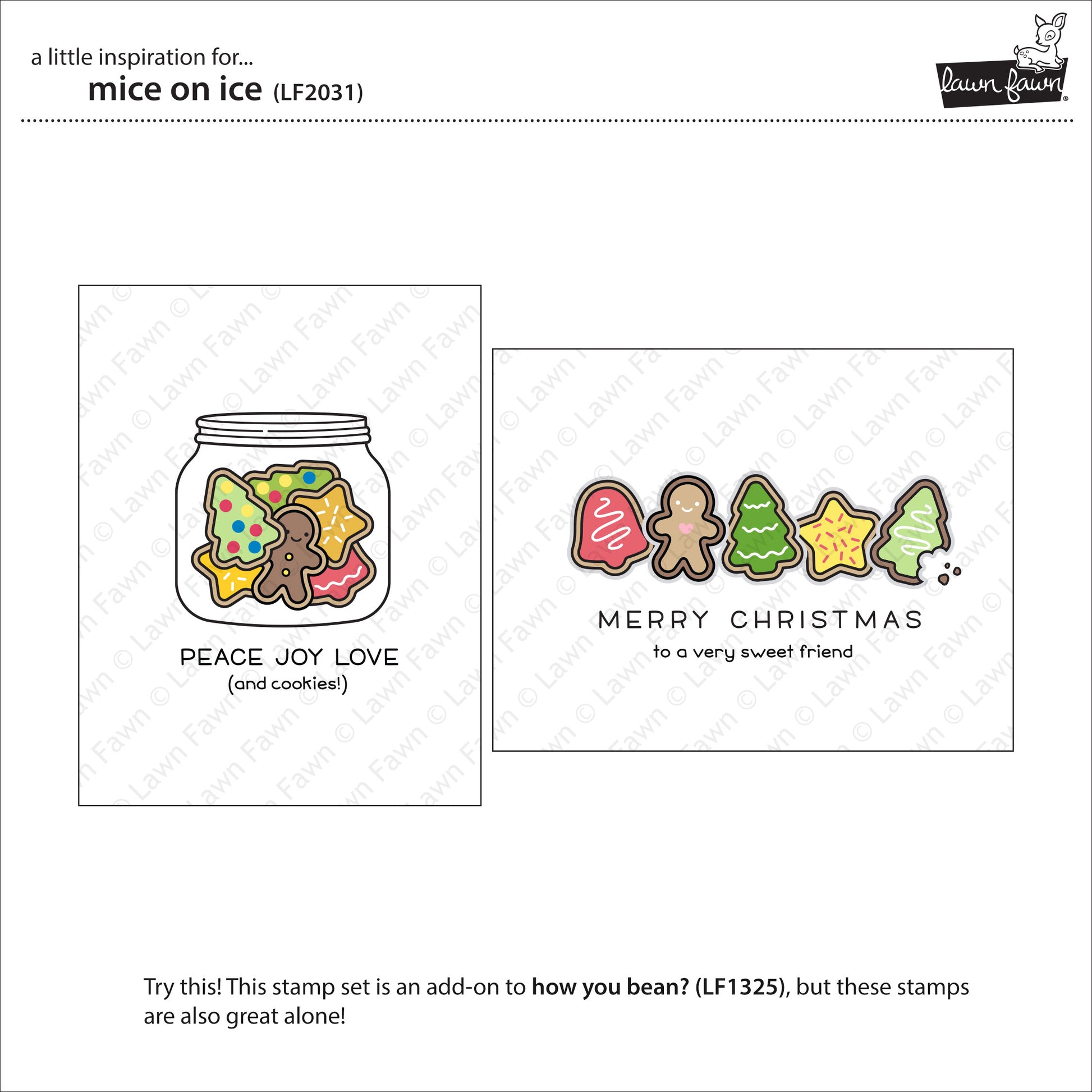 how you bean? christmas cookie add-on