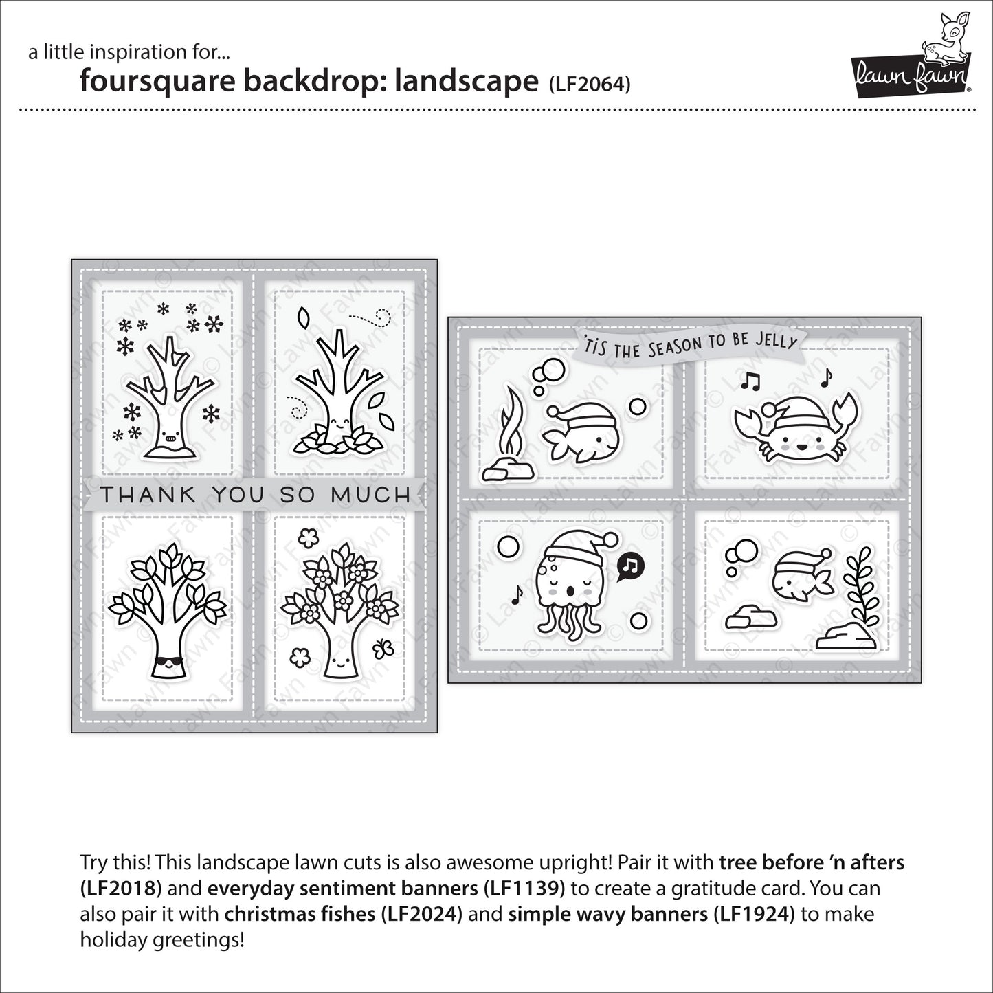 foursquare backdrop: landscape