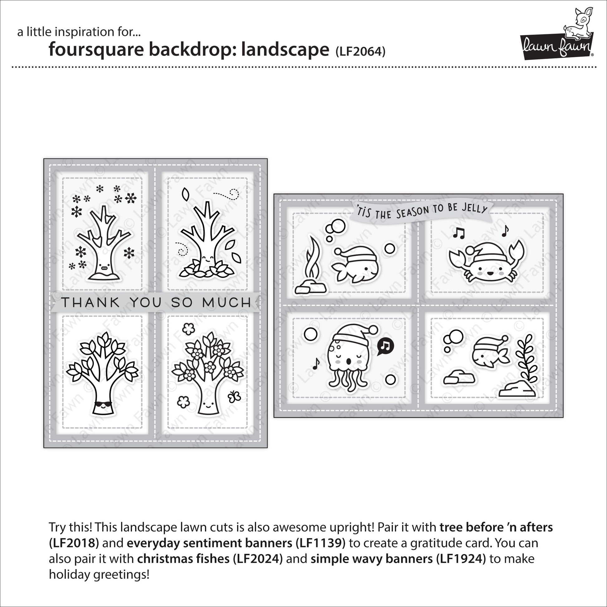 foursquare backdrop: landscape