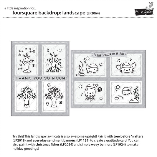 foursquare backdrop: landscape