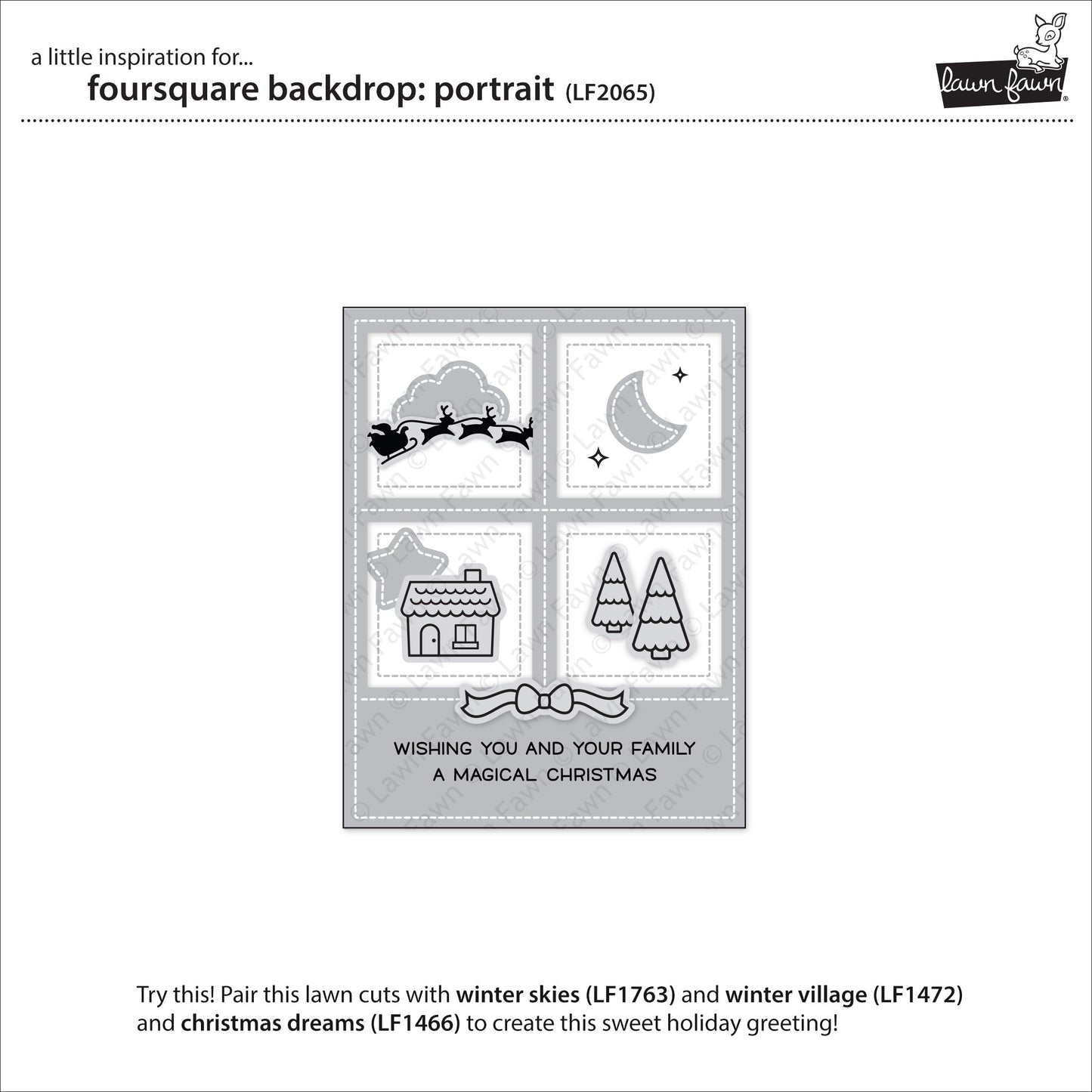 foursquare backdrop: portrait