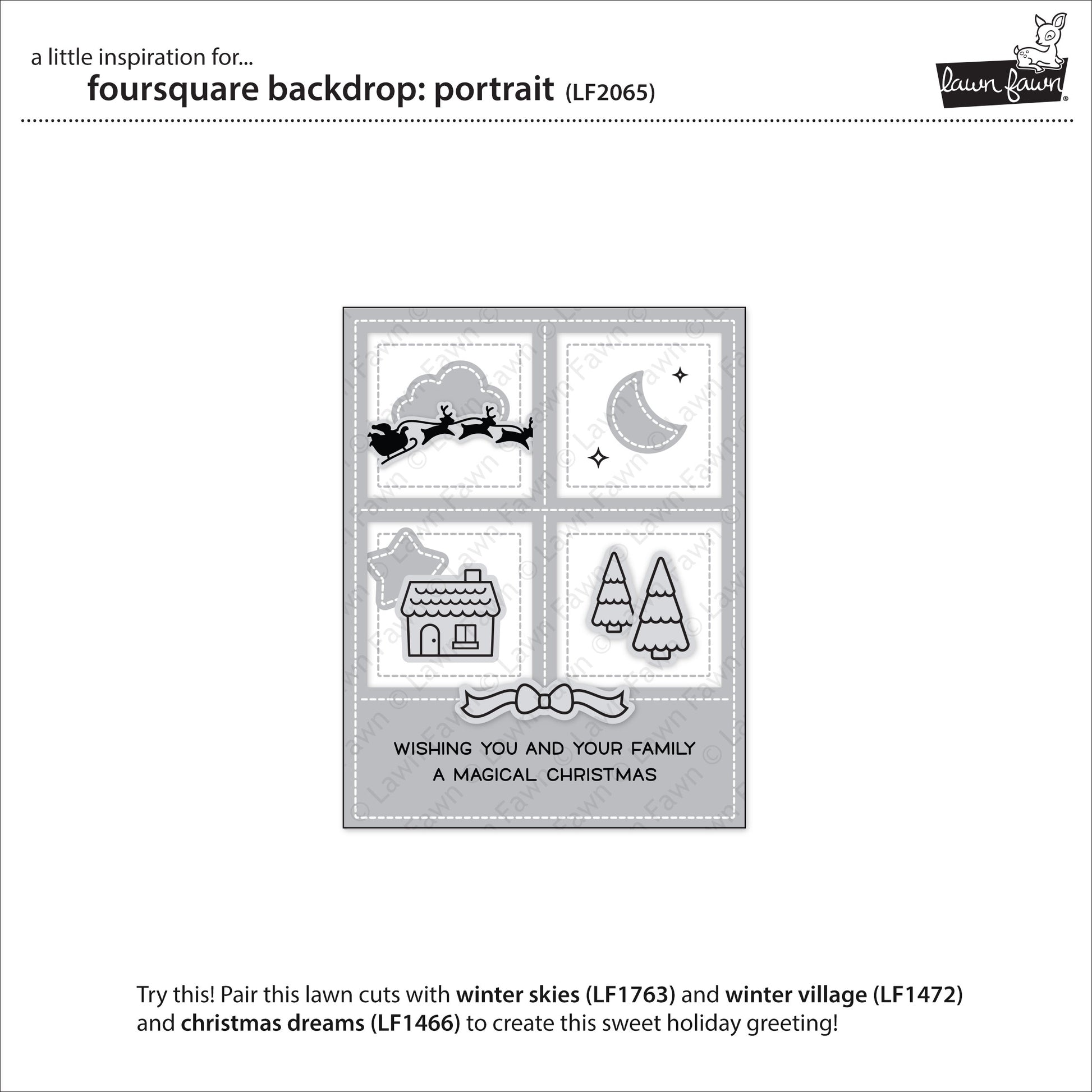 foursquare backdrop: portrait