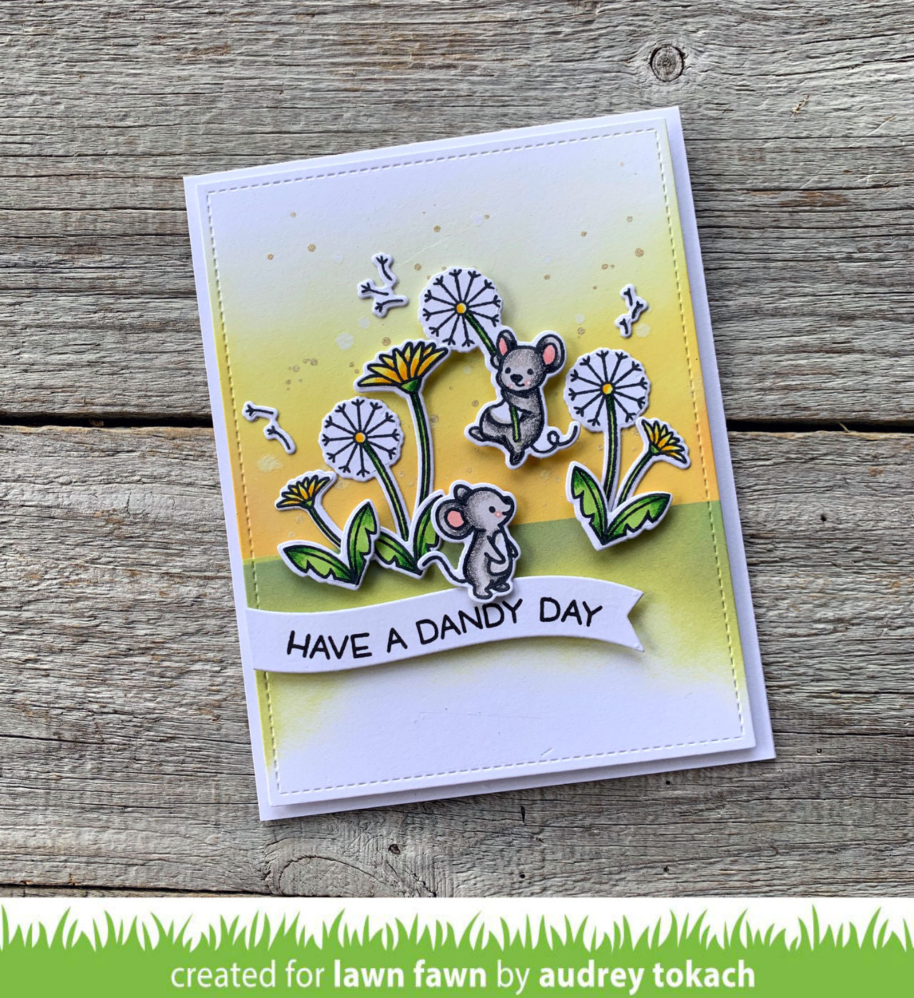 Lawn Fawn - dandy day - Clear Stamp 4x6