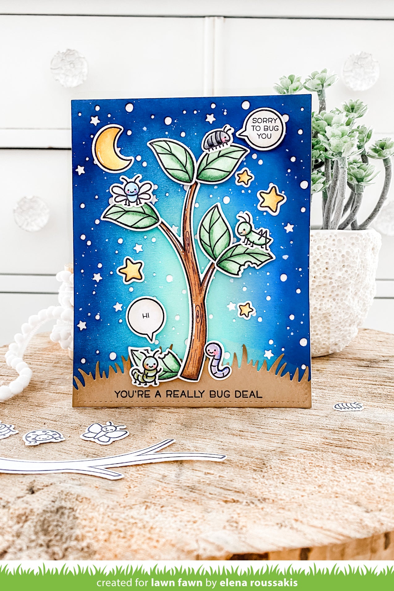 Lawn Fawn - a bug deal - Clear Stamp 4x6