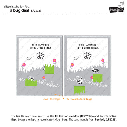 Lawn Fawn - a bug deal - Clear Stamp 4x6