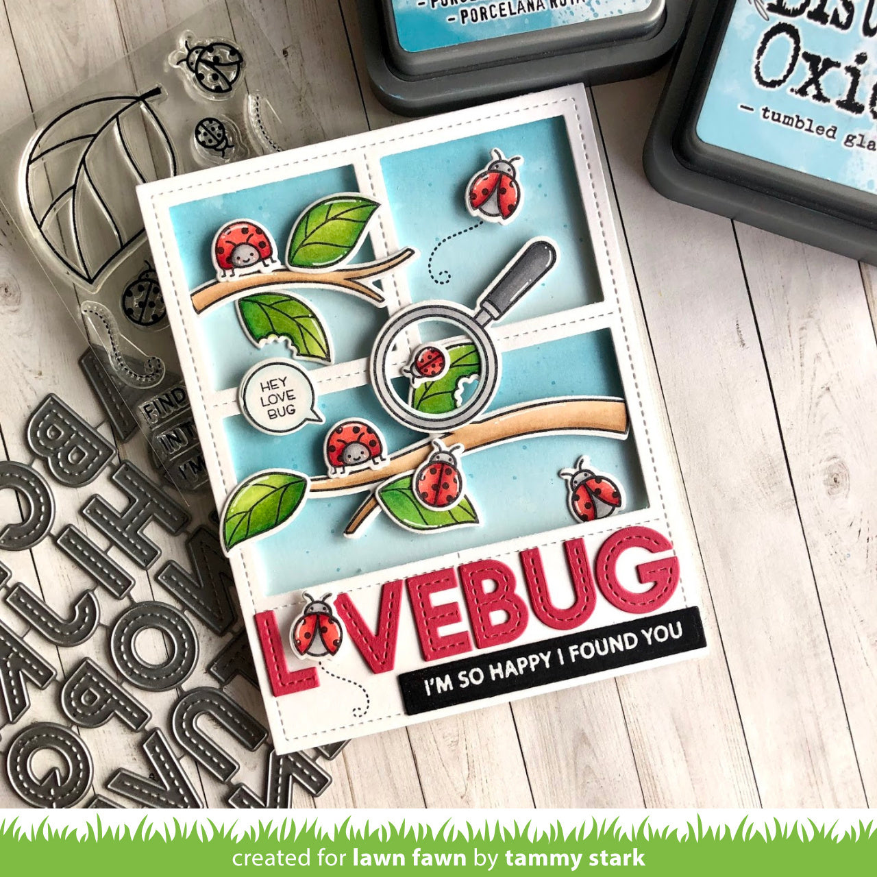 Lawn Fawn - hey lady - Clear Stamp 3x4