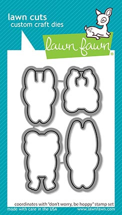 Lawn Fawn don't worry, be hoppy Stanzen