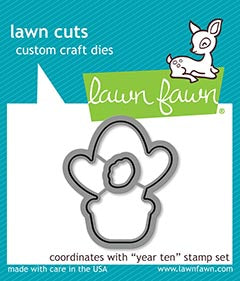 Lawn Fawn year ten Stanzen