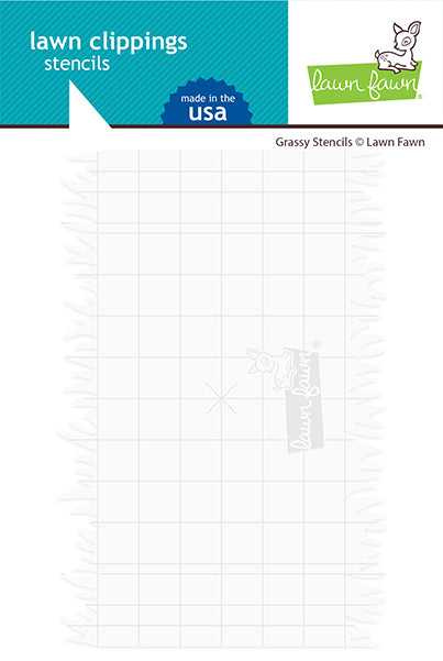 Lawn Fawn - grassy stencil